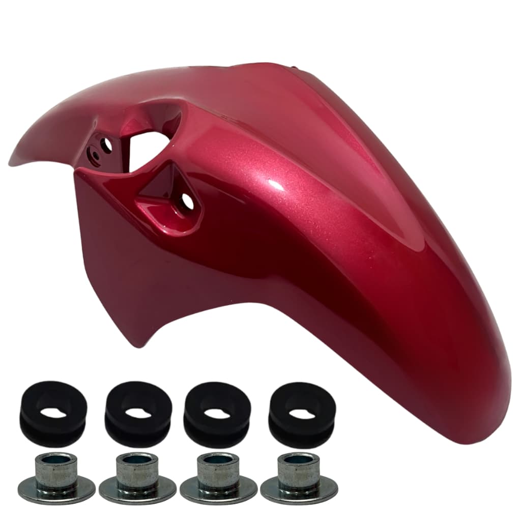 Kit Paralama Dianteiro Honda Cb 300 Cb300 2009 A 2015 Borracha Fixação Coxim Ilho Ferro Cores