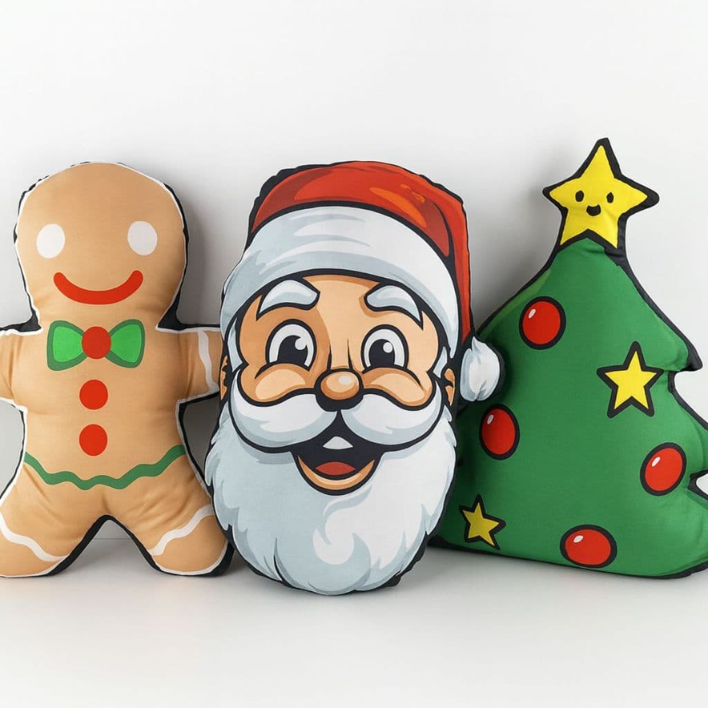 Almofadas de Natal Decorativas Almofadas Natalinas Decorativas Sofá, Cama e Sala Diversos Modelos