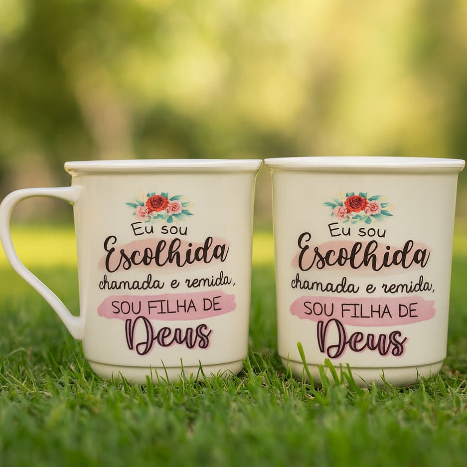 Kit 50 copo lembrancinha mulheres cristã barato pronta entrega culto presentear mimo igreja missa
