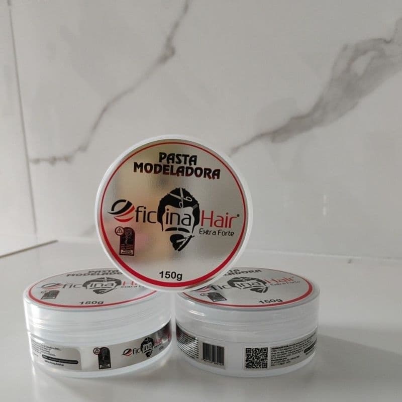 Kit com 3 Pasta  Modeladora Capilar