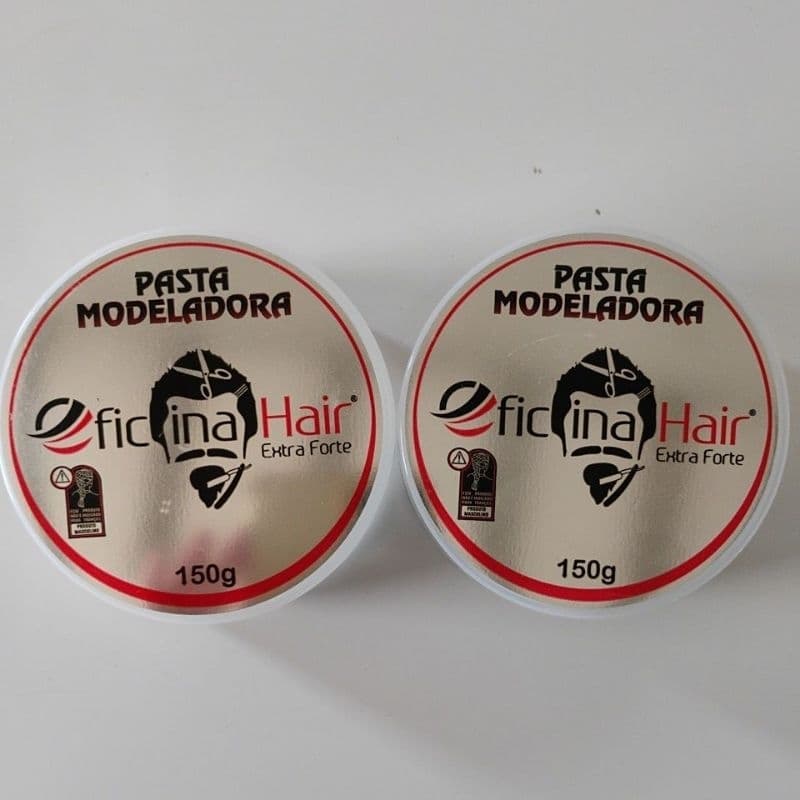 Kit com 2 Pasta Modeladora Capilar