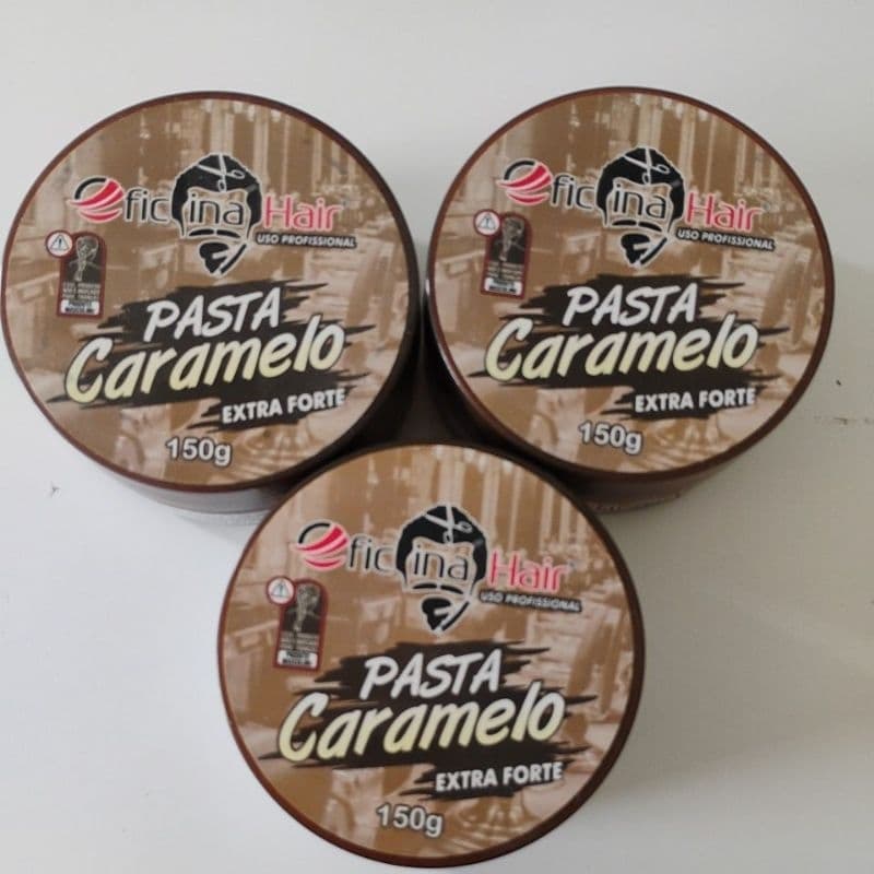 kit com 3 pasta caramelo Capilar OFICINA HAIR MG