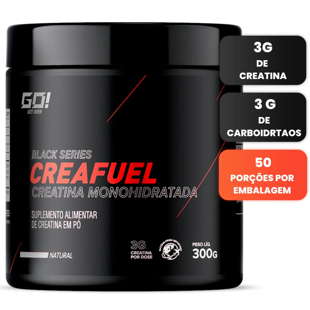 Creafuel 300g (50%) | Melhor absorção e recuperação - GO NUTRITION