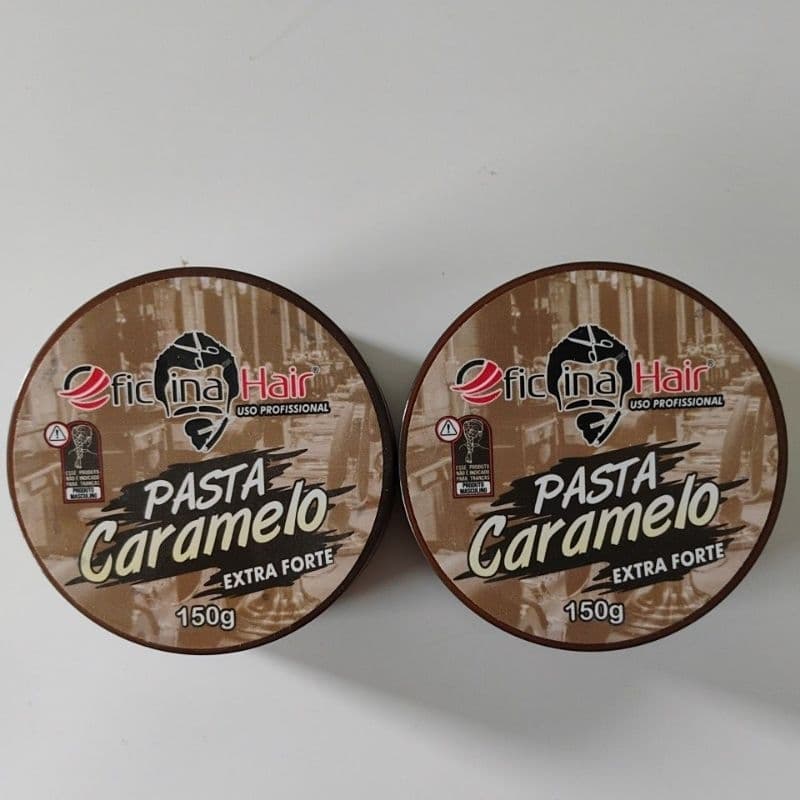 Cera capilar Caramelo kit com 2 pasta OFICINA HAIR MG
