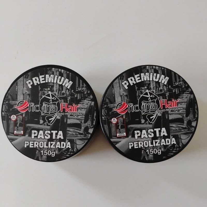 Kit com 2 pasta perolizada Capilar