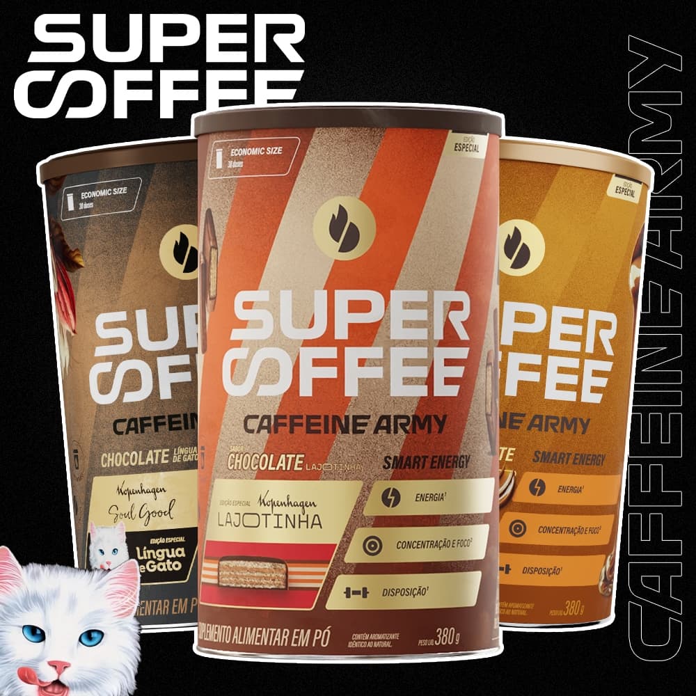 SuperCoffee 3.0 Caffeine Army Todos os Sabores