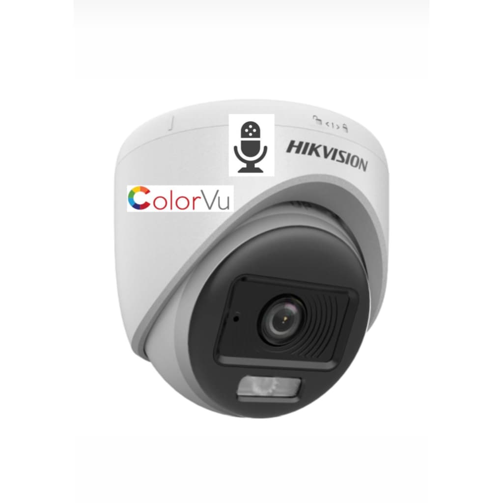 CAMERA HD COLORVU  TURRET DS-2CE72DF3T-PIRXOS 2MP 2.8MM