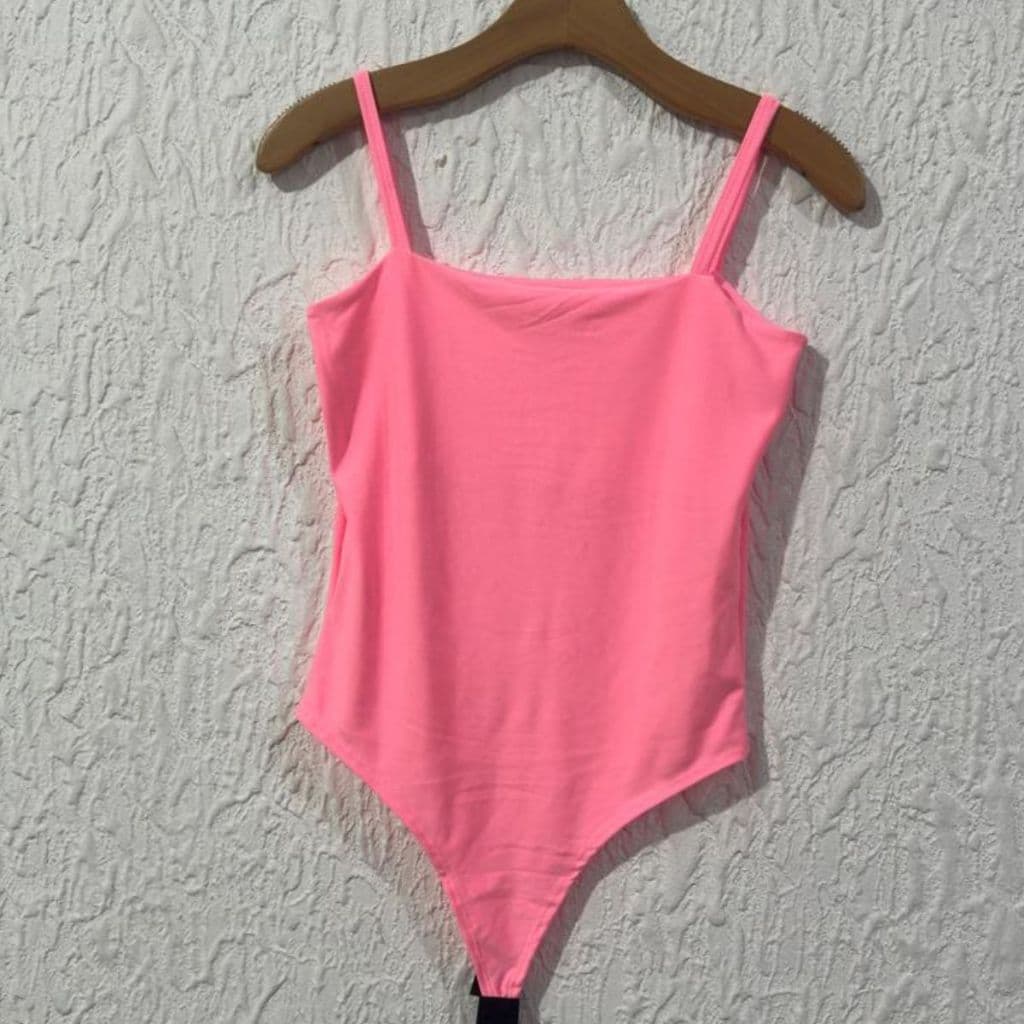Blusa body alca fina tecido suplex sem bojo com fecho TAM 36-42