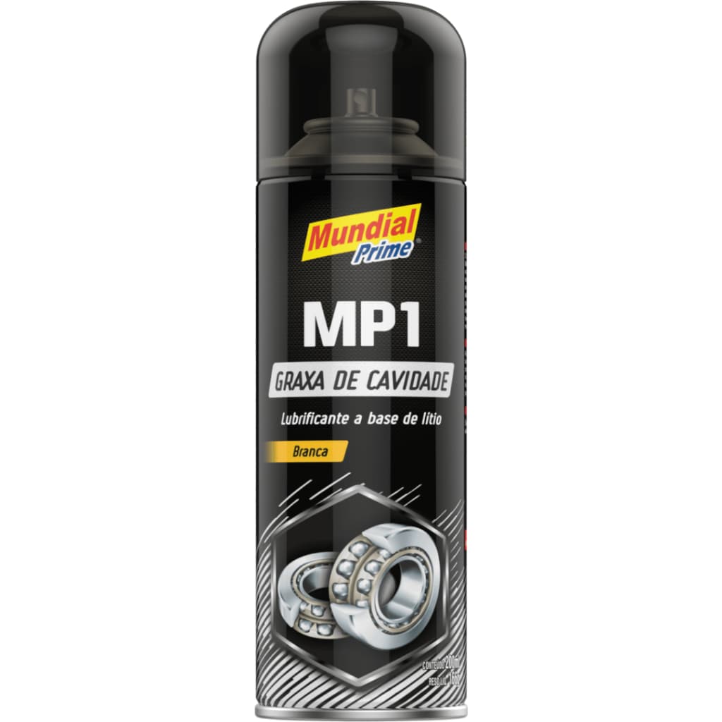 Graxa de Cavidade Branco Spray 200ML Mundial Prime