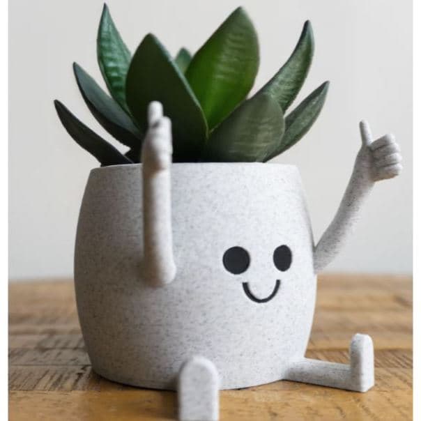 Vaso Para Suculentas Dedo Joinha
