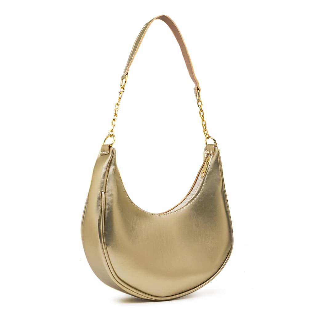 Bolsa Prateada Bolsa Dourada Bolsa Meia Lua Tendencia lancaçamento Bolsa Ultima Moda