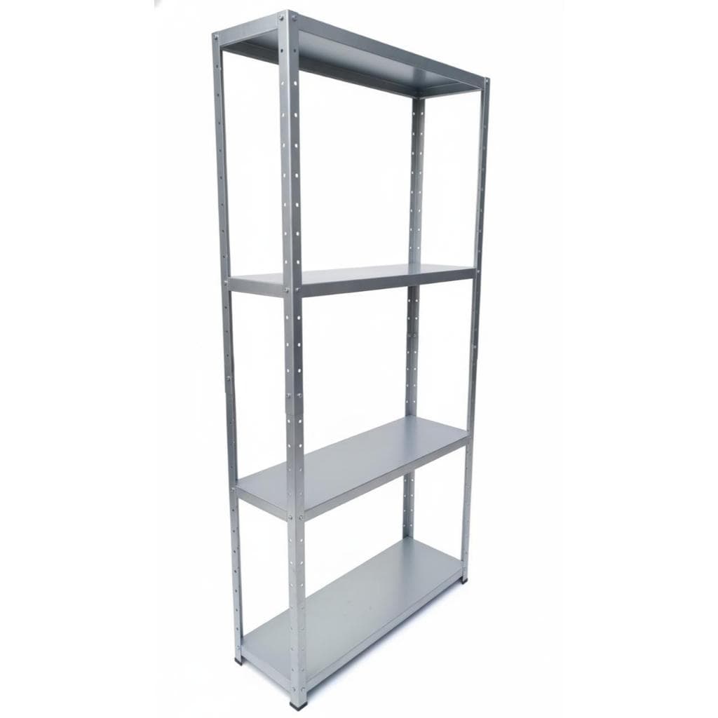 Estante/Mesa de Aço 4 Prateleiras 175x90x30 – Industrial Multiuso Reforçada