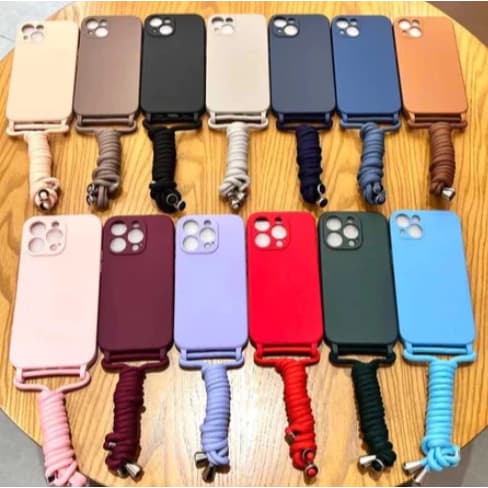 Capa Com Cordão Alça Longa iPhone 16pro max, iPhone 17, iPhone 17air, iPhone 17pro, iPhone 17pro max