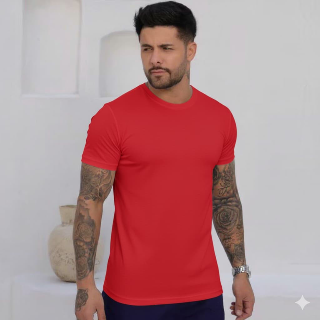 Camiseta Masculina Dry Fit Malha Fria Fitnes Academia Leve