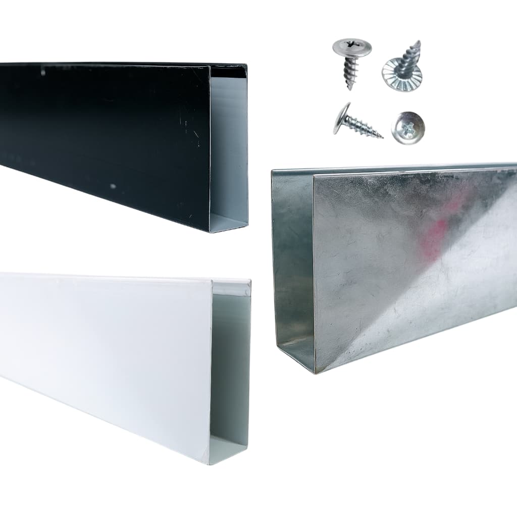 Salva Porta Protetor de porta banheiro cozinha sala Galvanizado 60cm á 100cm 5cm Altura Parafuso