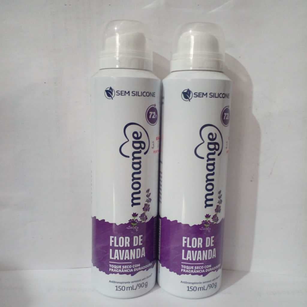 DESODORANTE MONANGE - AEROSOL - 150ML - KIT COM 2 UNIDADES