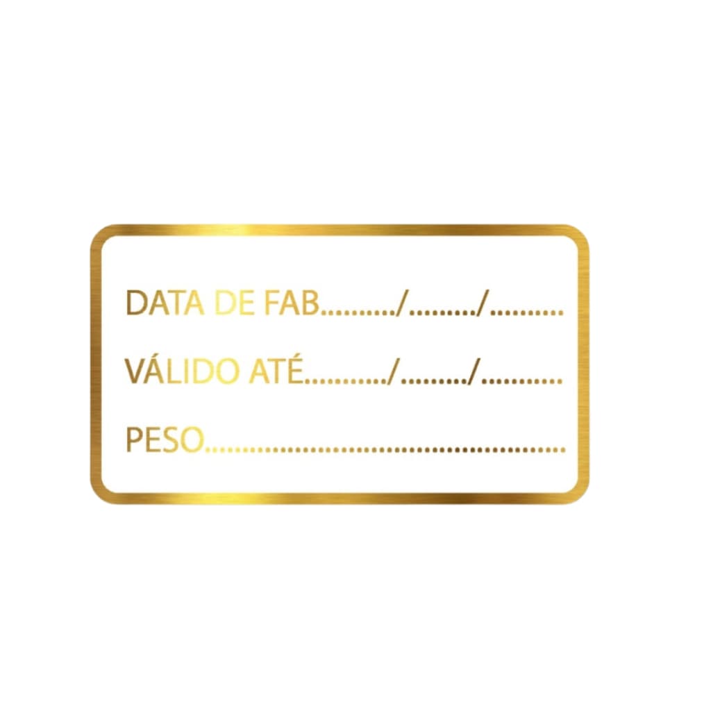 DATA/PESO/VALIDADE - 40x20mm 100 etiquetas