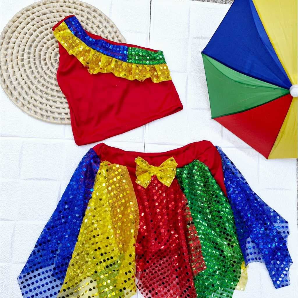 Fantasia Infantil Frevo com Guarda-Chuva