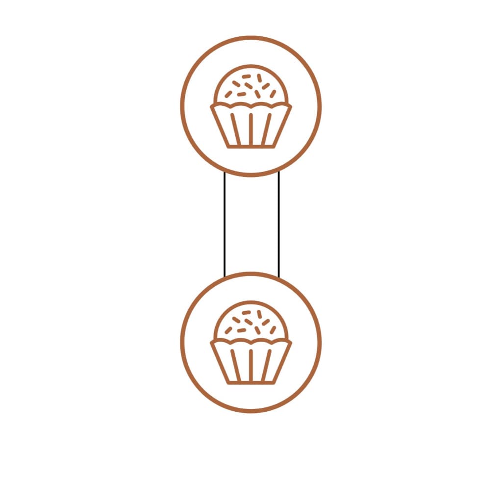 LACRE BRIGADEIRO - 20 etiquetas