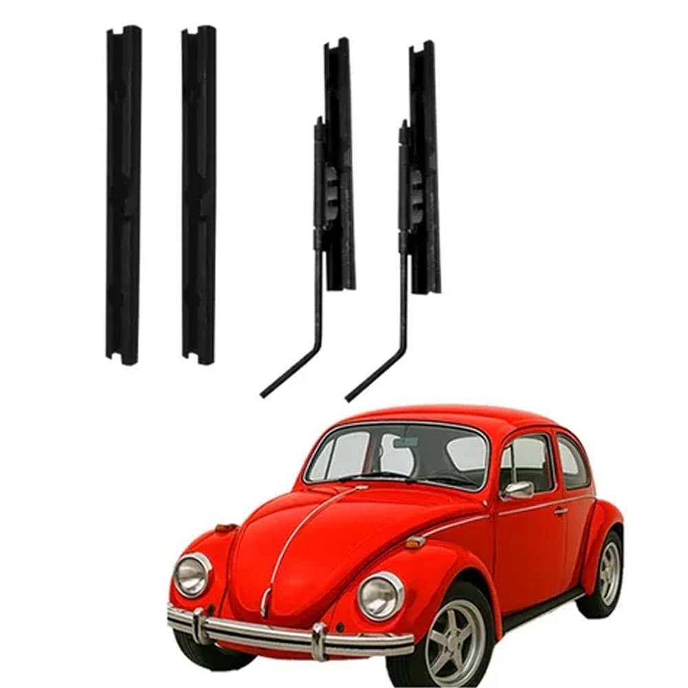 Kit Deslize Banco Vw Fusca Trilho + Trilho Com Trava