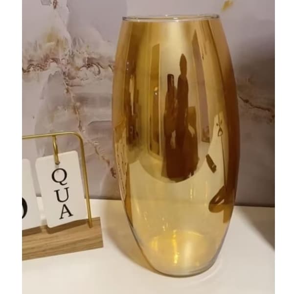 Vaso Rômulo Boleado 30cm Âmbar exclusivo