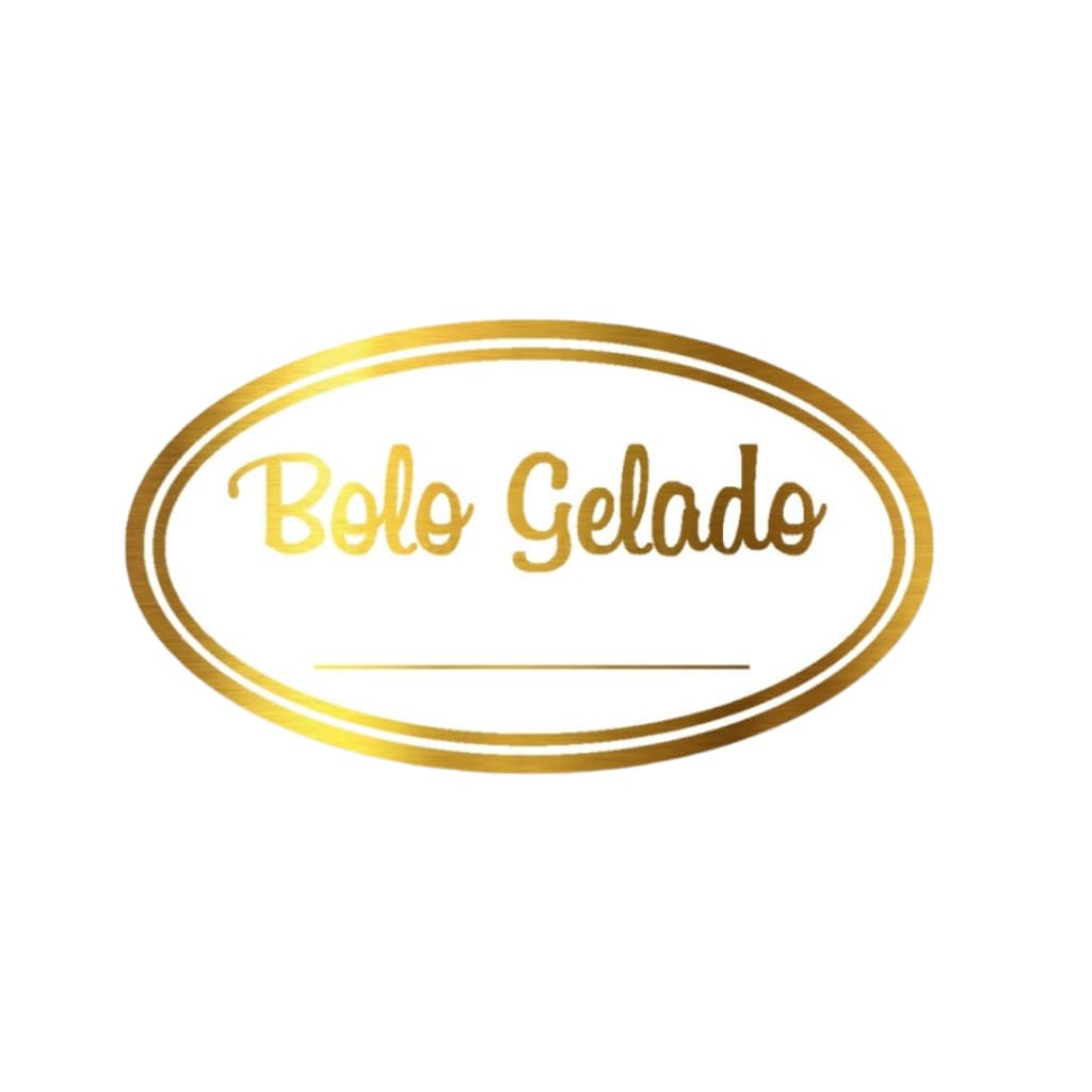 BOLO GELADO 40x40mm - 100 etiquetas