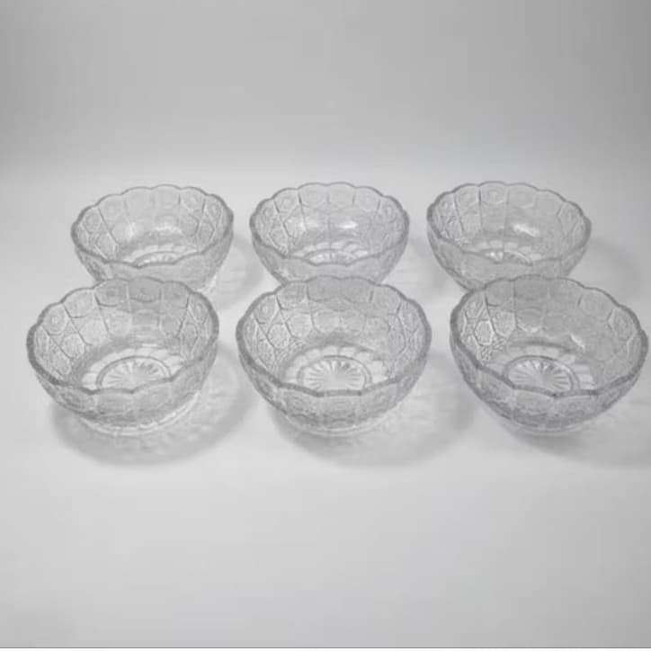 Jogo de Bowls para Sobremesa em Vidro 210 ml – 6 Peças | Bohemia Star | Entrega Rápida SPX Goiânia