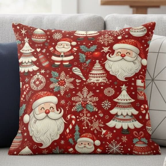 Capas de Almofada Natal Decorativas Moderno Print 50x50