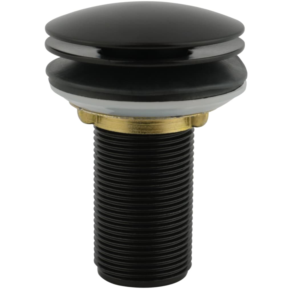 Válvula Ralo Click ABS 7/8 Inteligente Anti-Odor Preto Fosco Cuba Pia Lavabo