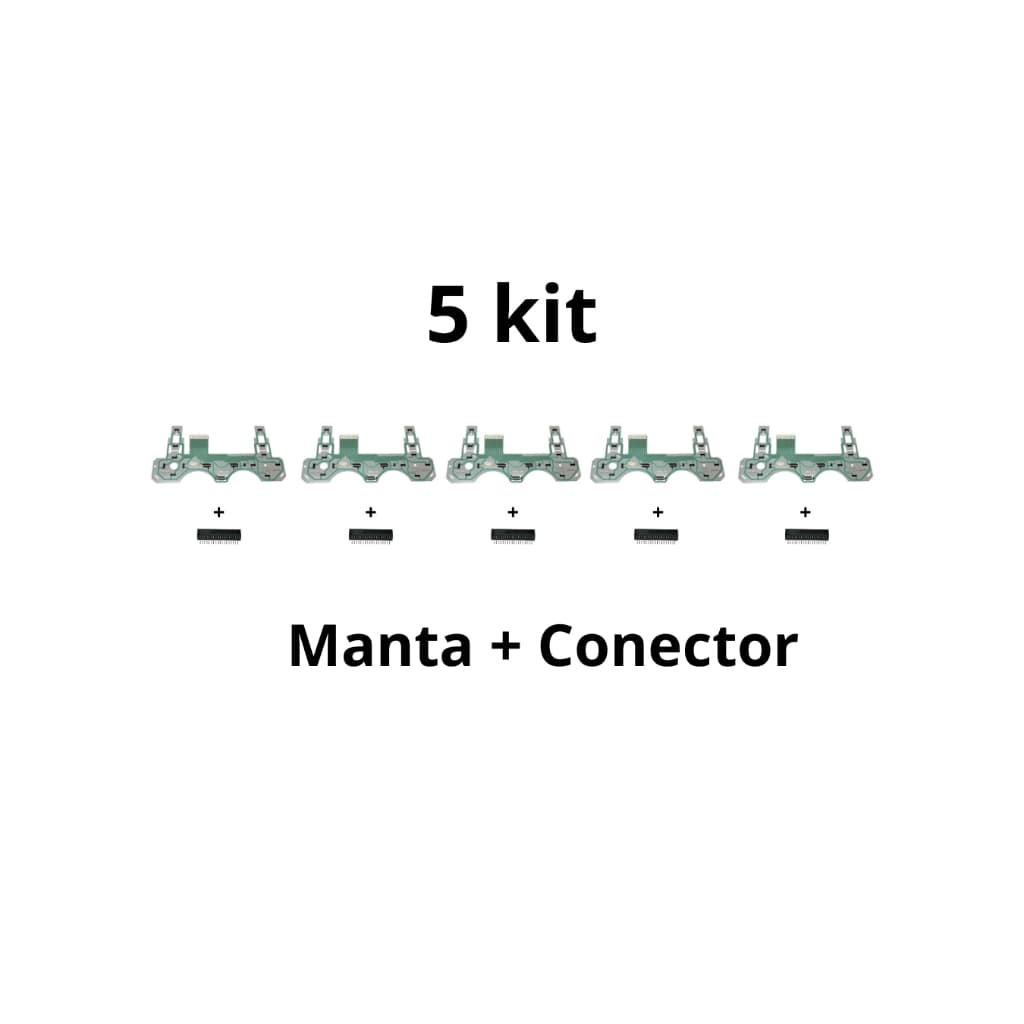 Manta para controle ps2 Serie H , 5 kit reparo dos botões