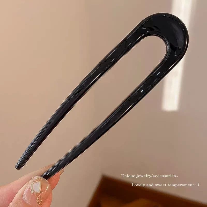 1/2/3/6unidades Grampo De Cabelo Em Forma De U Vintage, Acessórios De Cabelo Para Coque De Chignon Feminino