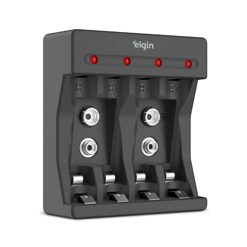 Carregador De Pilhas Elgin C/2 AA 1500mAh