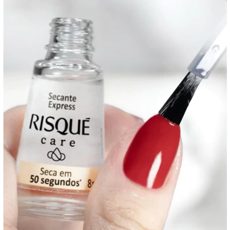 Esmalte Óleo Secante Express Hipoalergênico Risqué Care 8ml lançamento