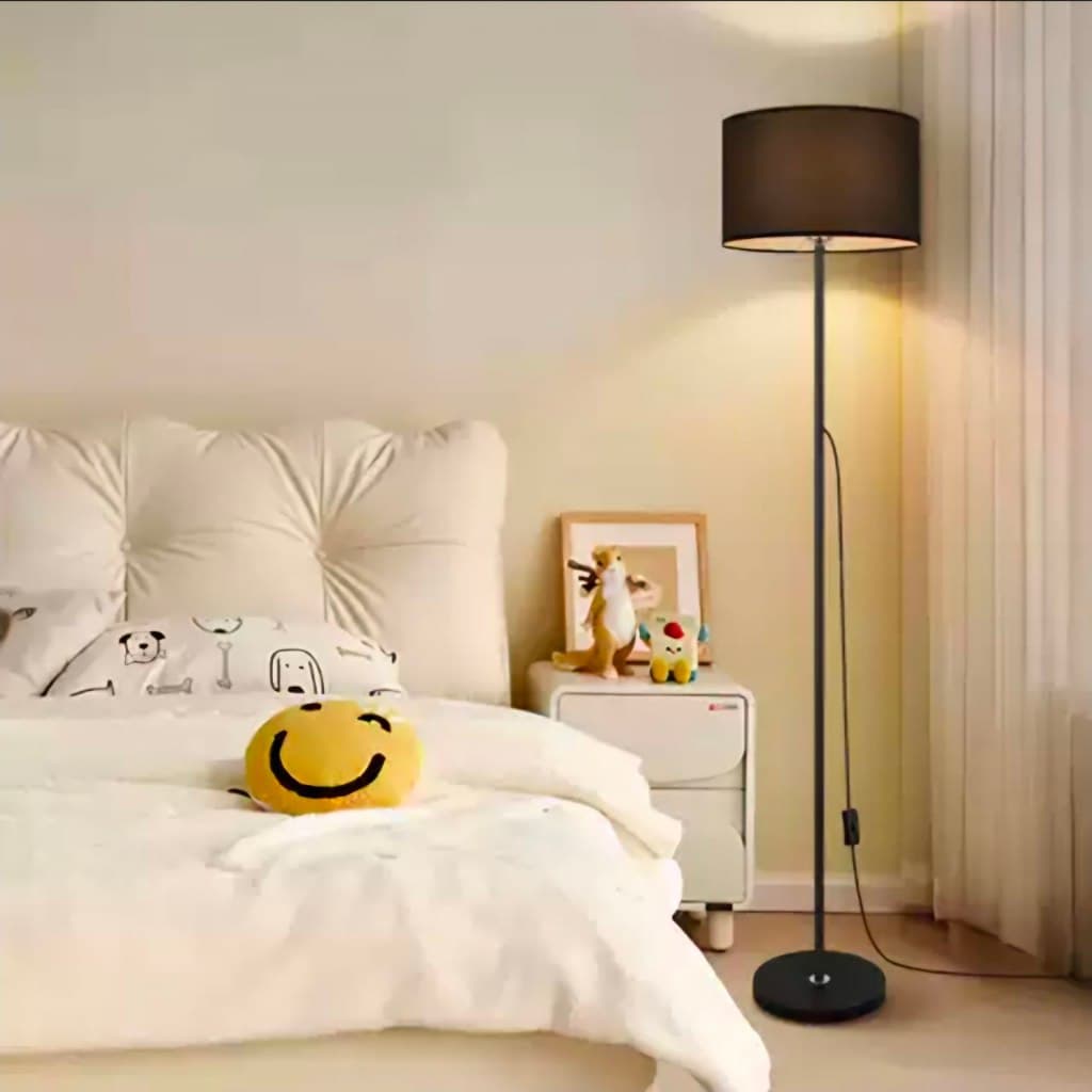 (1013) Luminária De Chão Minimalista Rustica Luxuosa Sala, Quarto, Escritório Ambiente Aconchegante