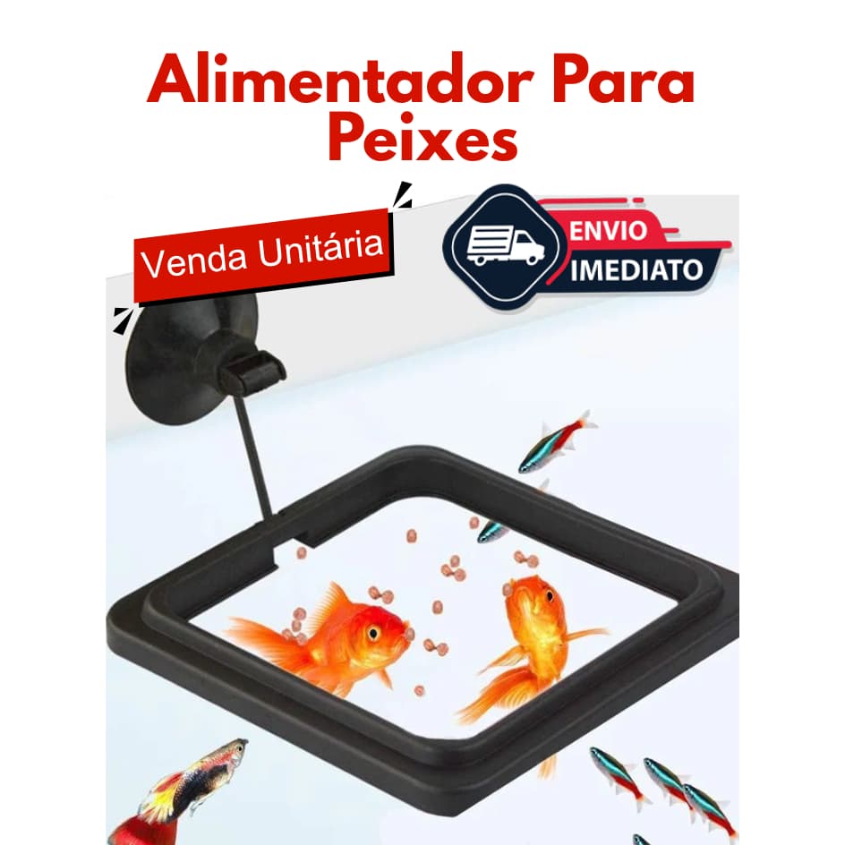 Anel Alimentador Flutuante para Aquário de Peixe Proteja seus Peixes do Excesso de Amônia e Nitrito!