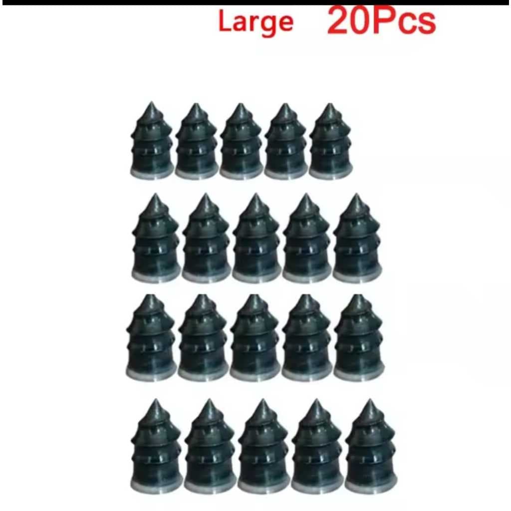 jogo/kit 20 parafusos macarrão para reparo de pneu furado moto carro caminhonete bike