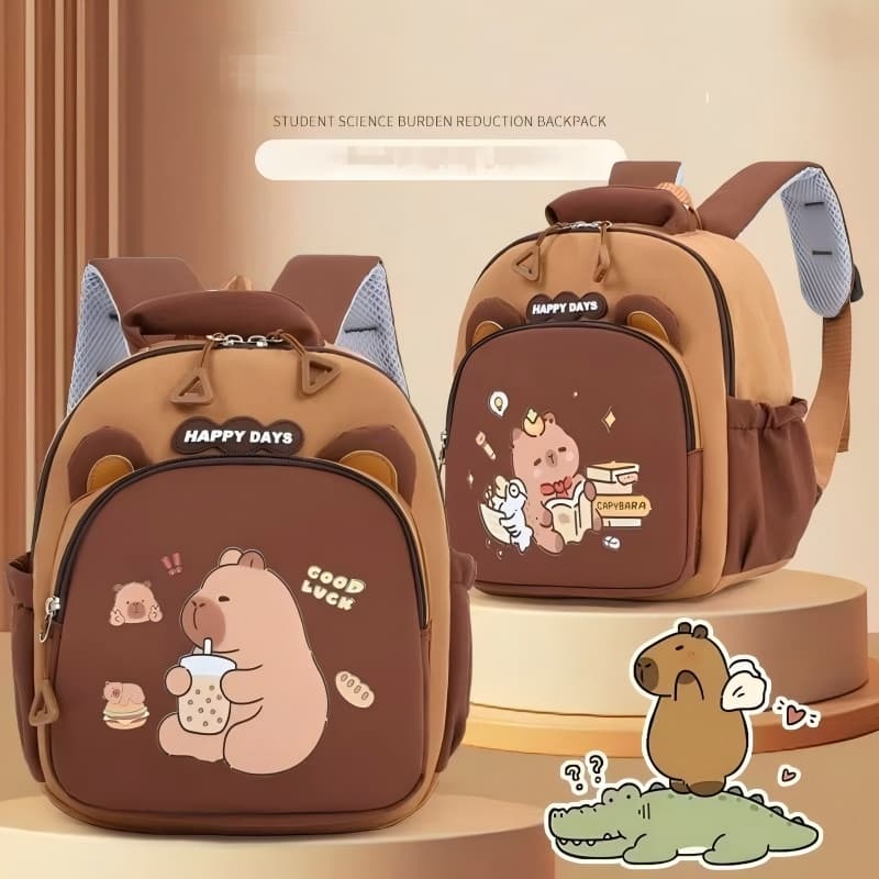 Mochila  Infantil Pra Creche  Desinho Capivara