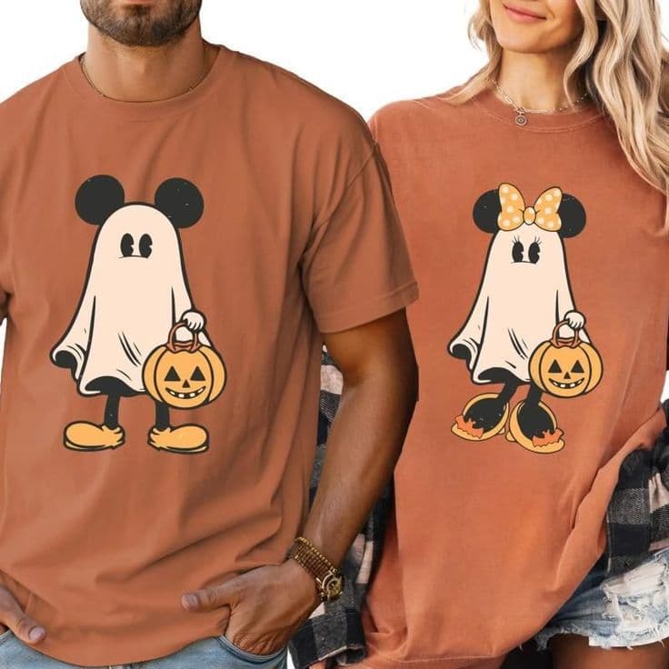 linda camiseta casal (2 unid) halloween envio imediato 100% algodao todos os tamanhos e cores