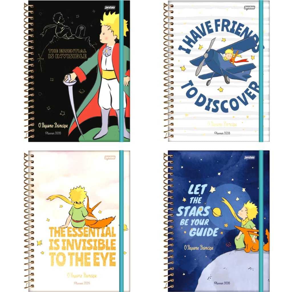 Agenda Planner  Semanal Pequeno Princípe 2026  - Jandaia .