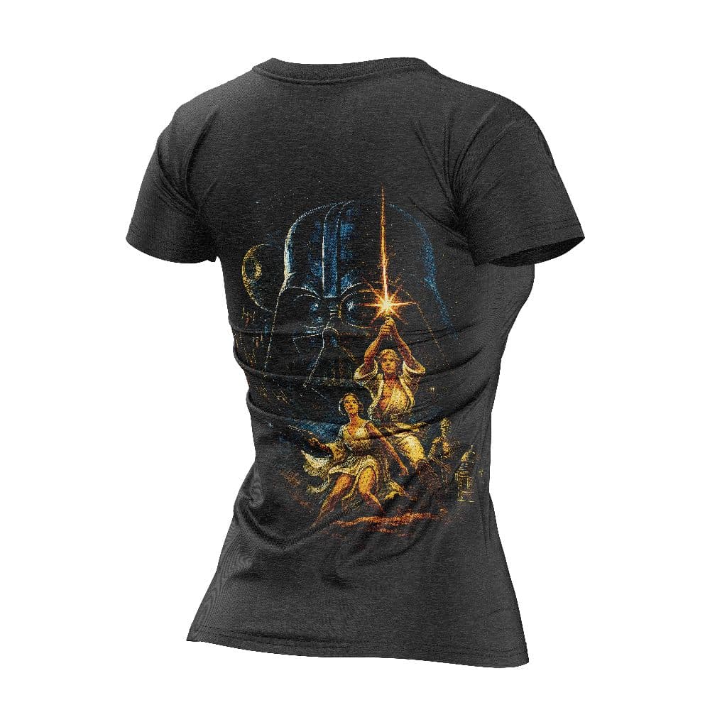 Camiseta Feminina Filme Star Wars Algodão Premium