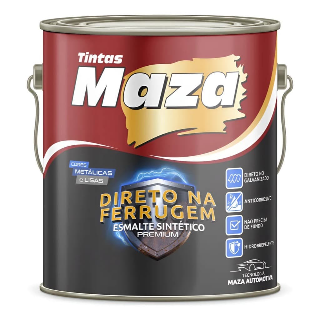 Esmalte Sintético Direto na Ferrugem Anticorrosivo 3.6lt Maza