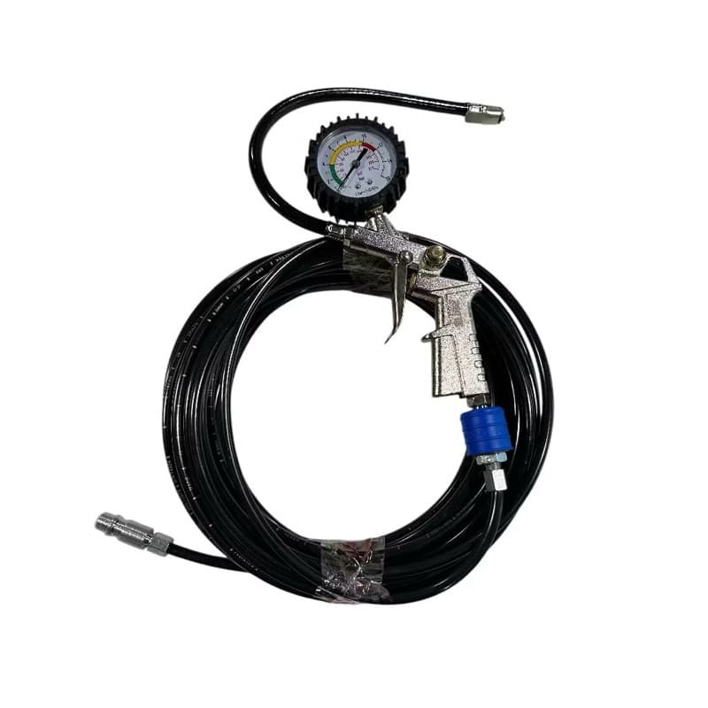 Kit Calibrador Inflador Encher Pneus Caminhão Carreta Mangueira Engate 1/2