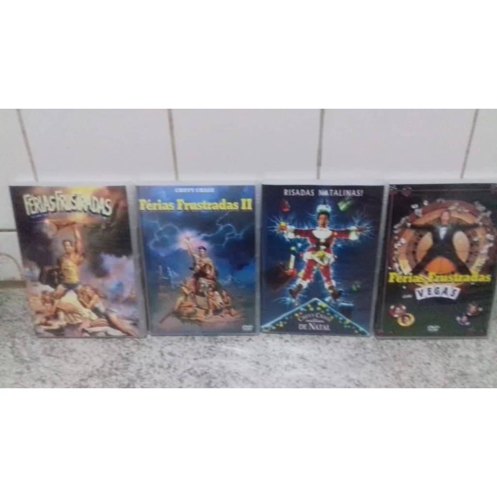 DVD Coleção Férias Frustradas (04) Filmes Dual Aúdio/Dublado HD1080p