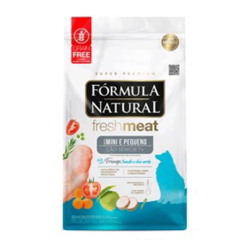 Ração Fórmula Natural Fresh Meat Cães Sênior Mini e Pequeno Frango 2,5 kg