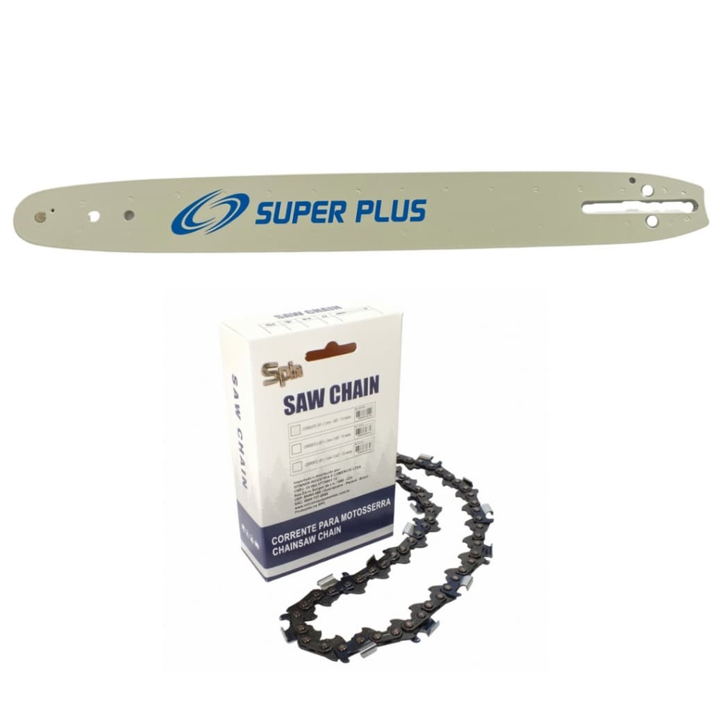 Kit de Sabre 14 Polegadas e Corrente 26 Dentes com Lima Motosserra Husqvarna 120 125 236