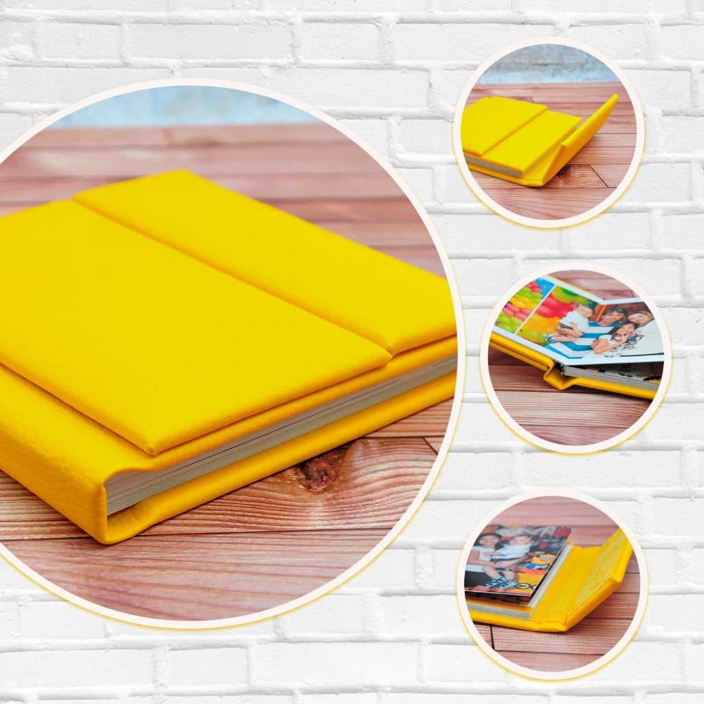 Fotolivro 15x15cm 30 páginas - álbum capa dura com ímã - encadernação profissional