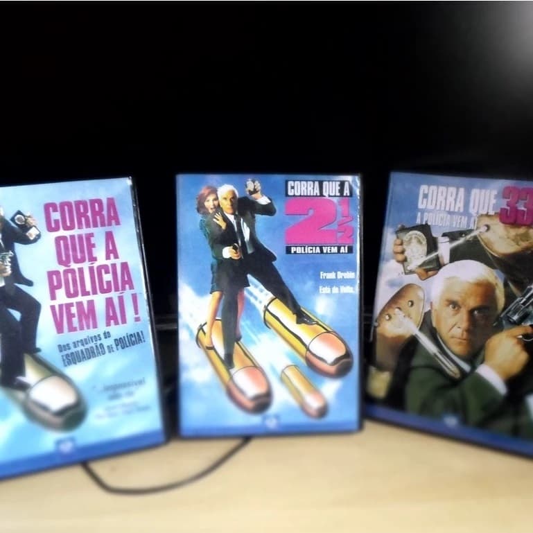 DVD Coleção Corra que a Polícia Vem Aí! (03) Filmes Dual Aúdio/Dublado HD1080p