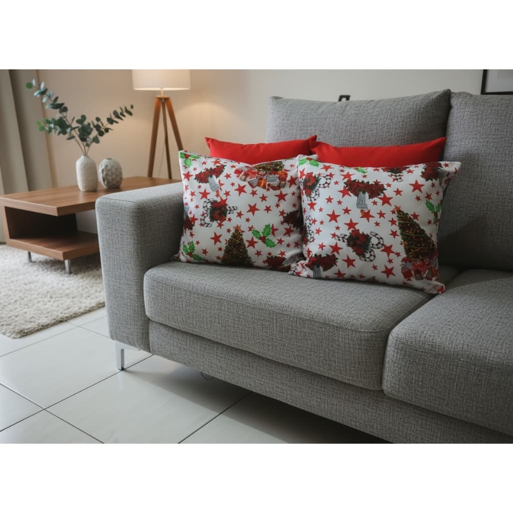 Kit 4 Capa de Cadeira de Natal 45x45