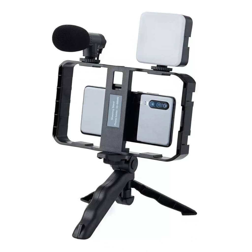 Suporte De Acompanhamen Para Celular Estabilizador Para Fotografia Horizontal E Vertical