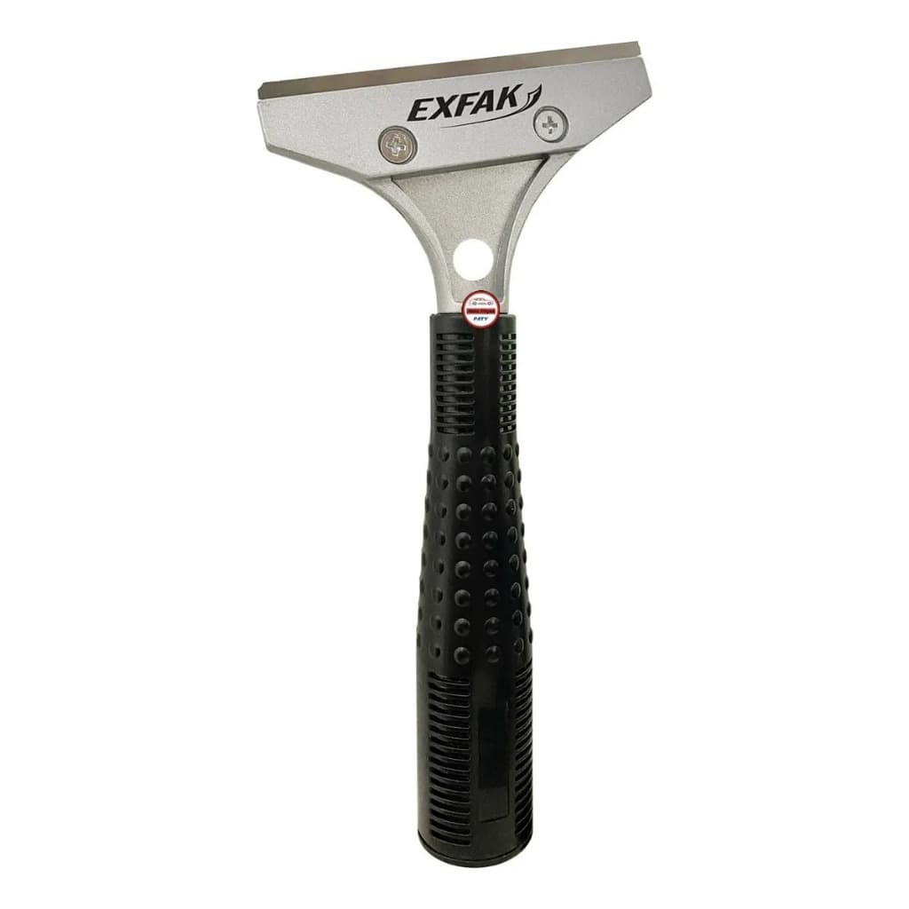 Estilete Raspador De Vidro Cabo Plástico Lamina Grande Exfak Professional Tools